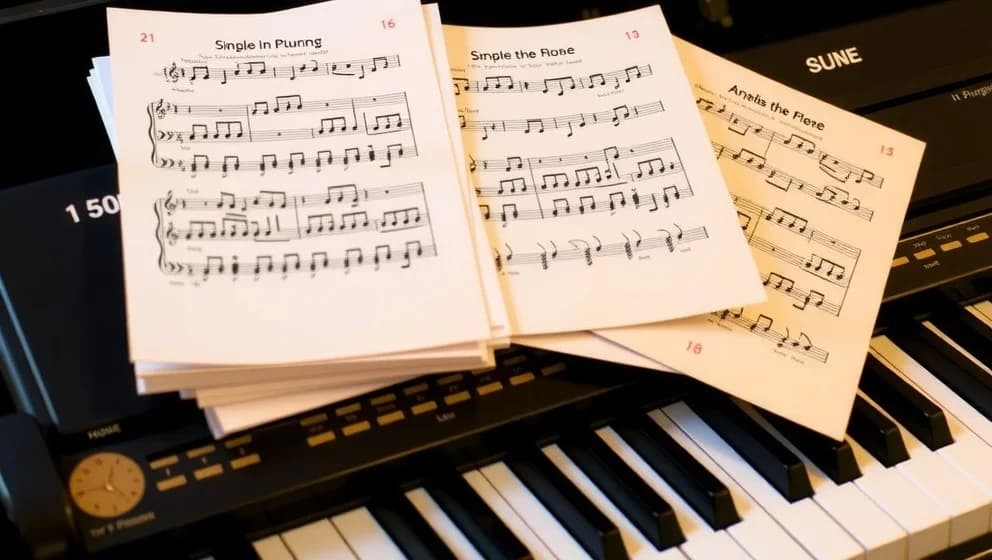 100 lätta låtar för piano som du kan lära dig