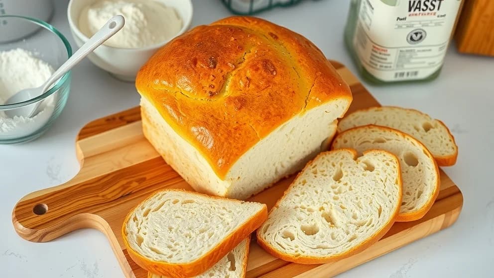 Enkelt bröd med jäst hemma