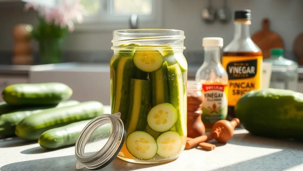 Inlagd gurka snabb 1-2-3 på bara några minuter