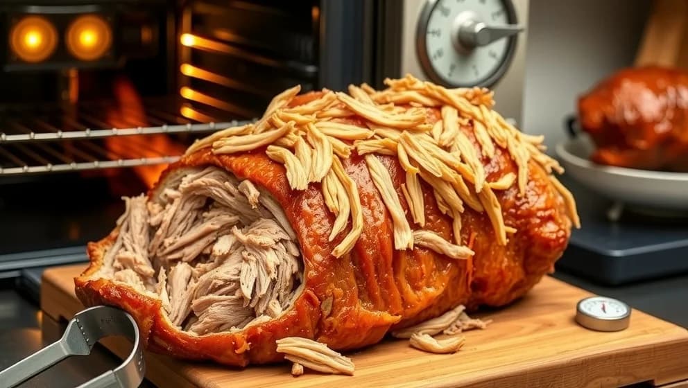 Pulled pork i ugn som smakar gott
