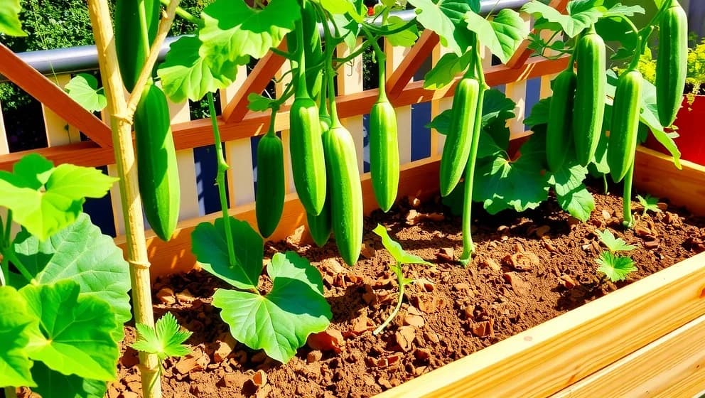Så odlar du gurka i pallkrage