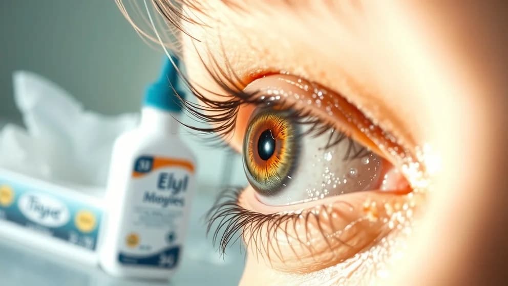 Varför får man kladdiga ögon varje morgon