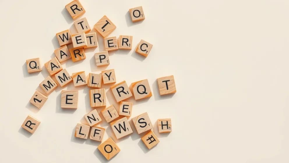 Vilka ord kan bildas av dessa bokstäver